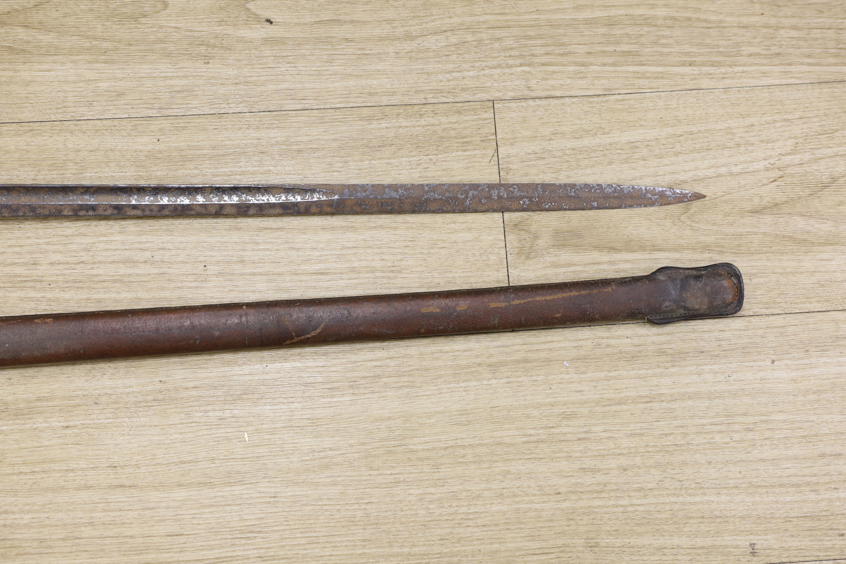 A Rob Mole & Sons of Birmingham sword and scabbard